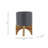 Pot Planter With Drainage Hole, Ceramic Pot Planter With Wood Stand