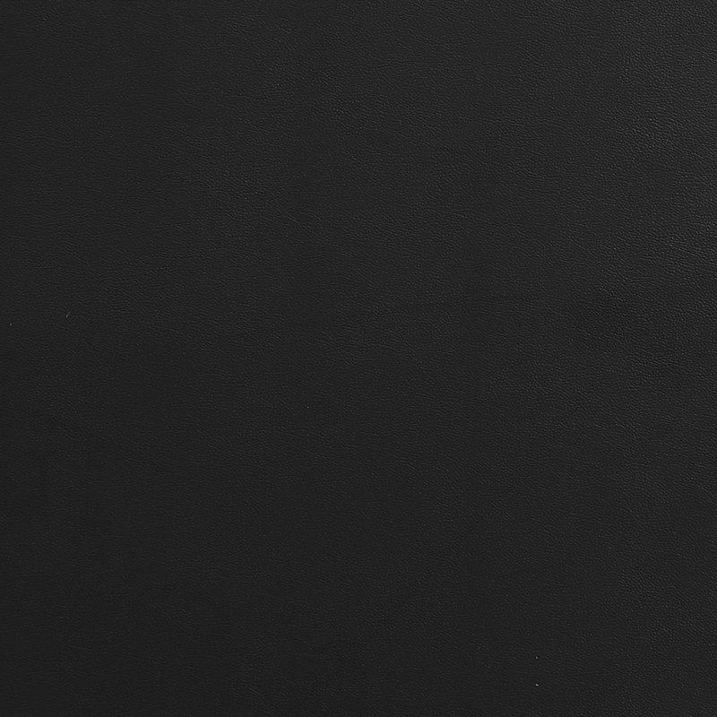 Causeuse en cuir véritable, Noir
