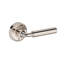 La Conner Passage Lever with Recessed Round Rose in Polished Chrome-1717014457