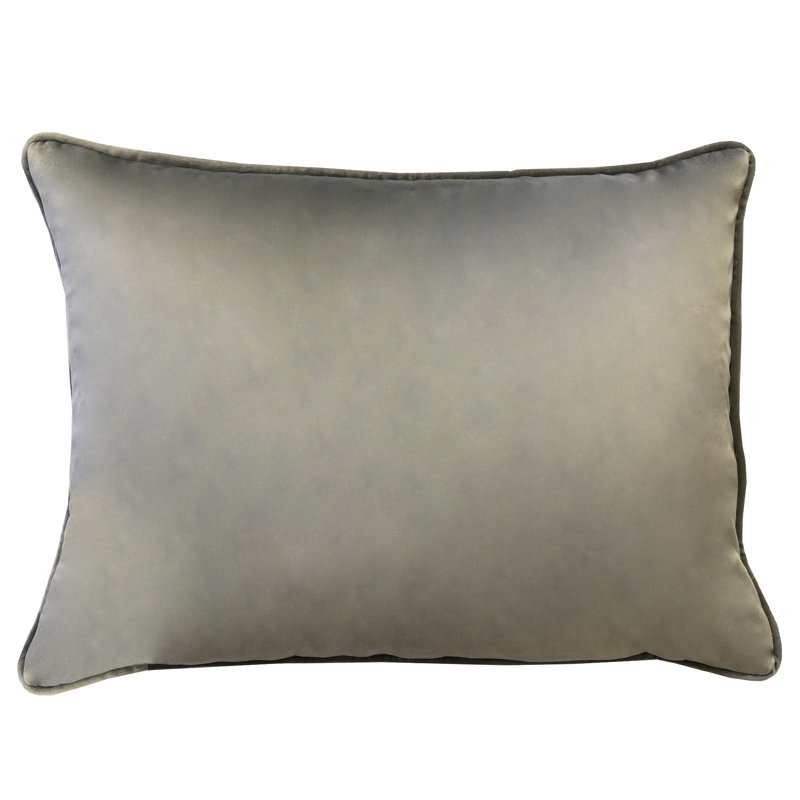 Ewoud Feather Throw Pillow, Silver