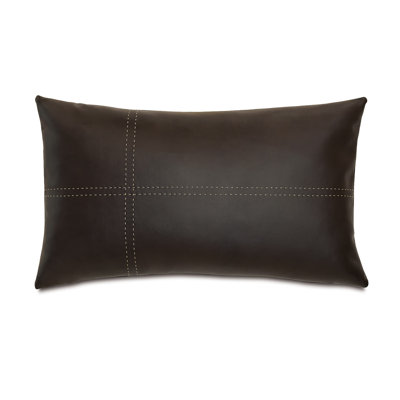 Housse et insert de coussin en similicuir Chalet