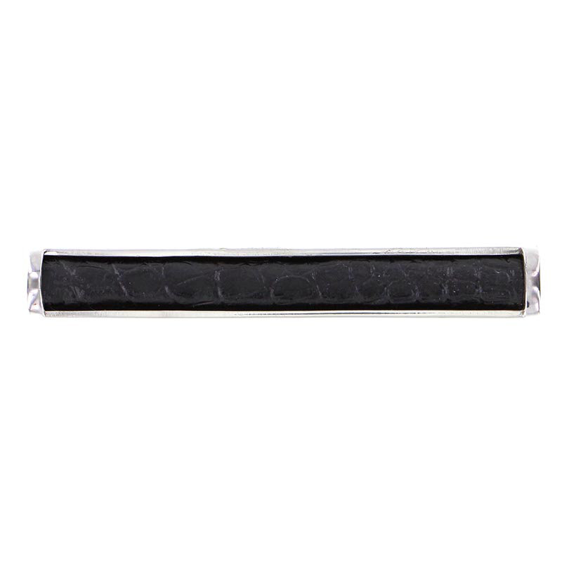 Equestre Bar / Handle Pull, Polished Silver, Black