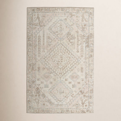 Alara Light Brown Gray Hand-Woven Oriental Rug