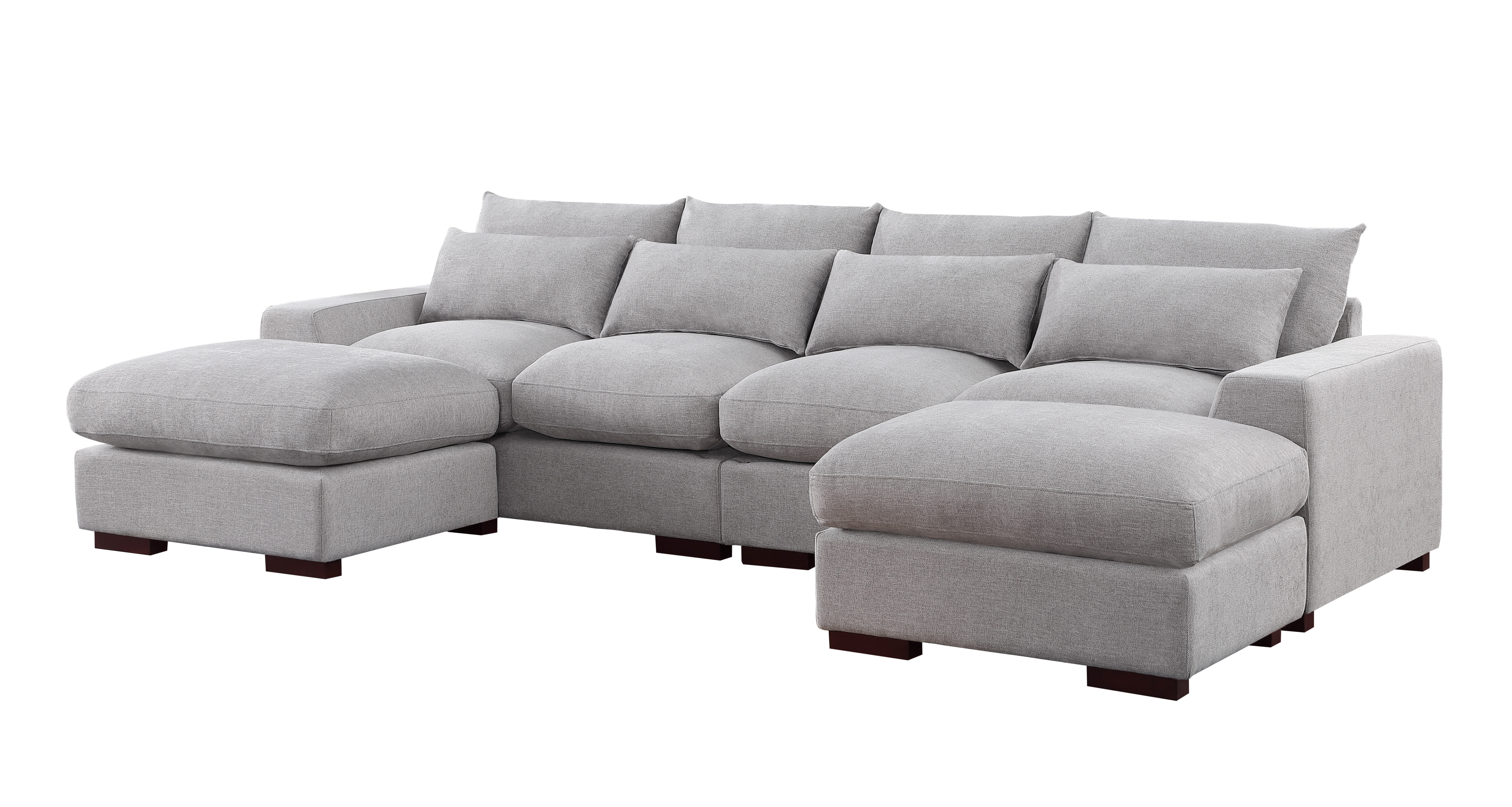 Nyerere 123.24" Upholstered Sectional
