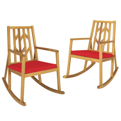 Chaise de patio avec coussins
