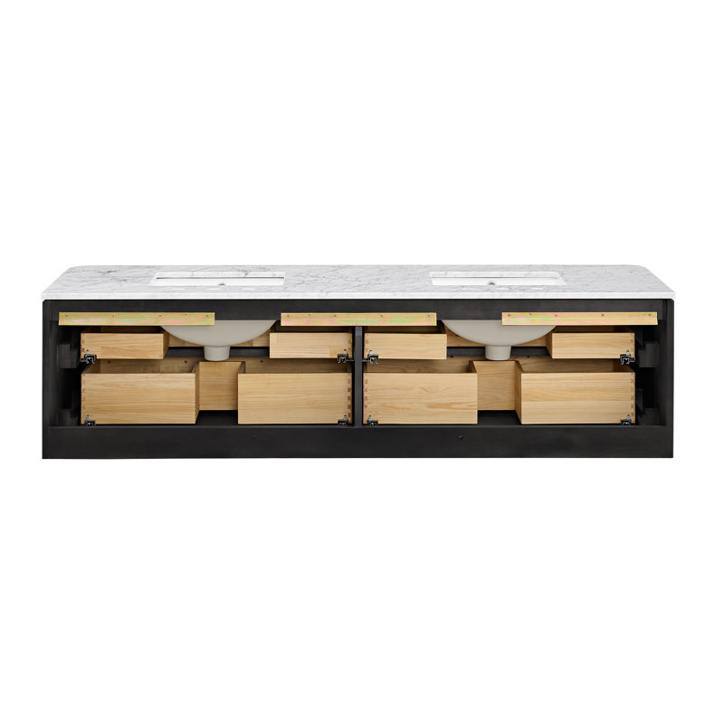 Kensington Floating Vanity 72" Double Vanity