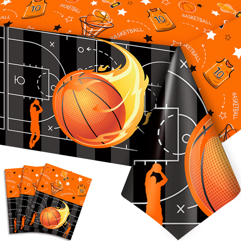 Nappe de basketball, ensemble de 3 pièces de housse de table de basketball
