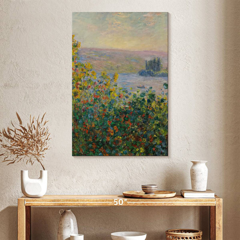 Parterres de fleurs Aime à Vetheuil, H 39 po x l 26 po