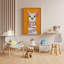 Lama animé, reproduction sur toile dans un cadre-1987210911-1987210907