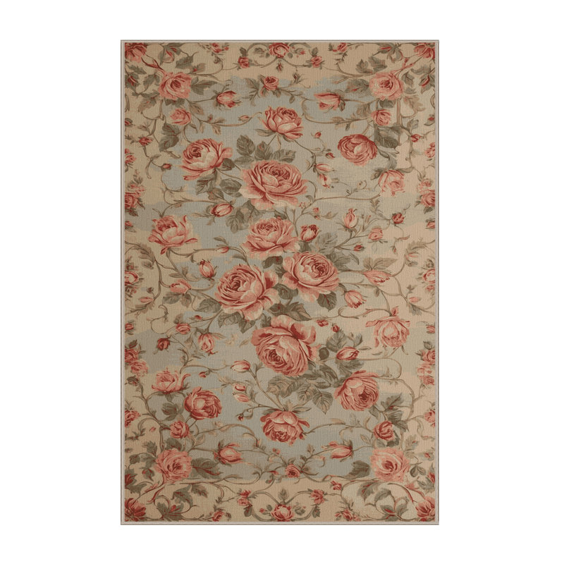 Machine Washable Persian Brown Area Rug, Rectangle 2' x 3'