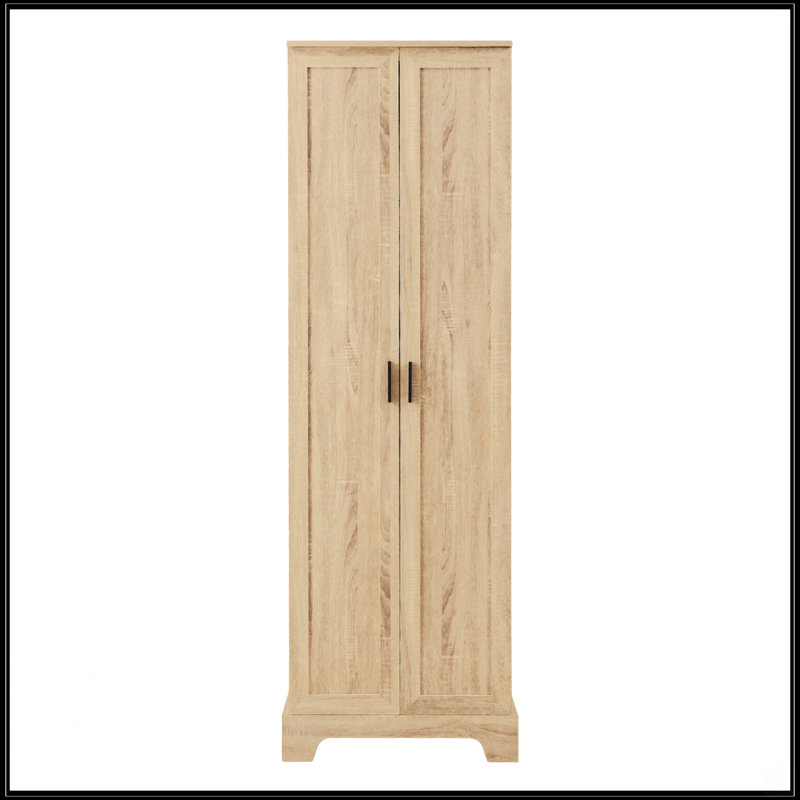 Storage Cabinet With Two Doors For Bathroom, Brown