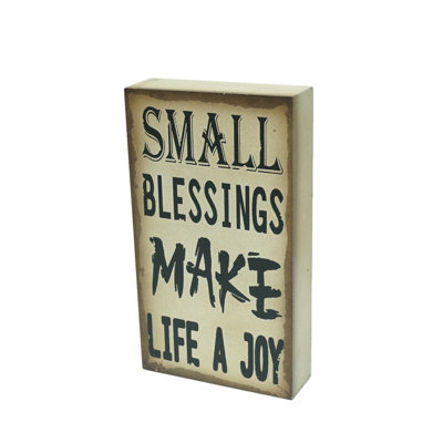 Décoration murale «Small Blessings…»