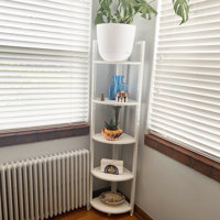 Latitude Run® Adinda 5 Shelves Triangle Corner Shelf & Reviews