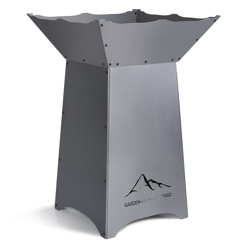 Foyer en acier Aoodor, H 34,50 po x l 23,80 po x P 23,80 po