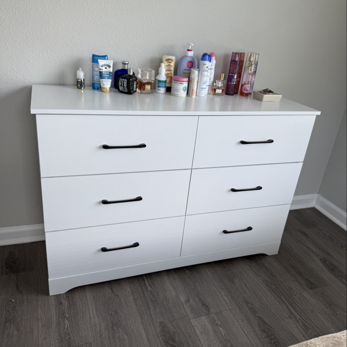 Wade Logan Arkia 47" W 6-Drawer Manufactured Wood Dresser & Reviews | Wayfair Wade Logan Arkia 47" W 6-Drawer Manufactured Wood Dresser & Reviews | Wayfair