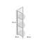 Modern Wood Corner Bookcase