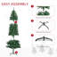 Arbre de Noël artificiel 865 pointes, 7 pi de hauteur, mince, pratique et grand arbre d'assemblage avec branches et pointes réalistes, pour un rangement facile