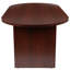 Table de réunion et de conférence ovale 6 pi Efrem-396819569