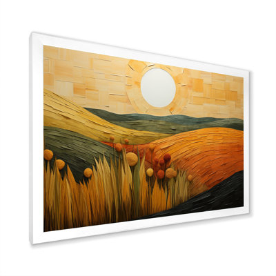 «Countryside Bold», impression géométrique sur toile