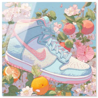 Sneaker Lost II Fashion Art Acrylic Print by Art Remedy