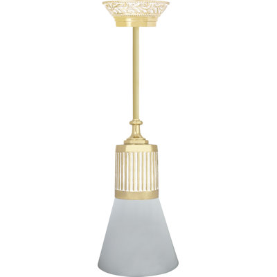 Foshee Glass LED Semi Flush Mount