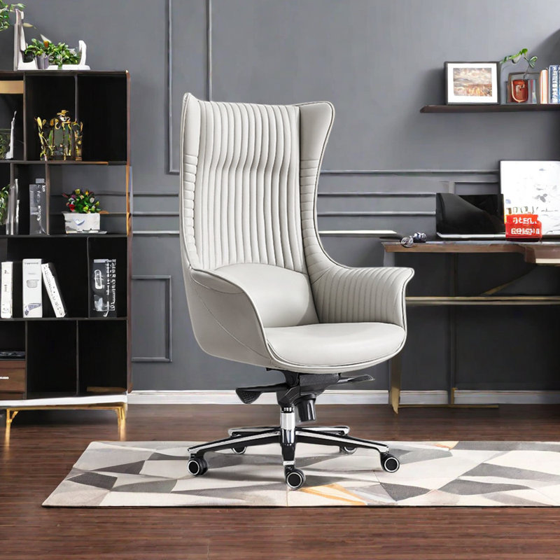 Chaise de bureau Olujoba, Beige