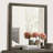 Swipe Wood Flat Wall Mirror