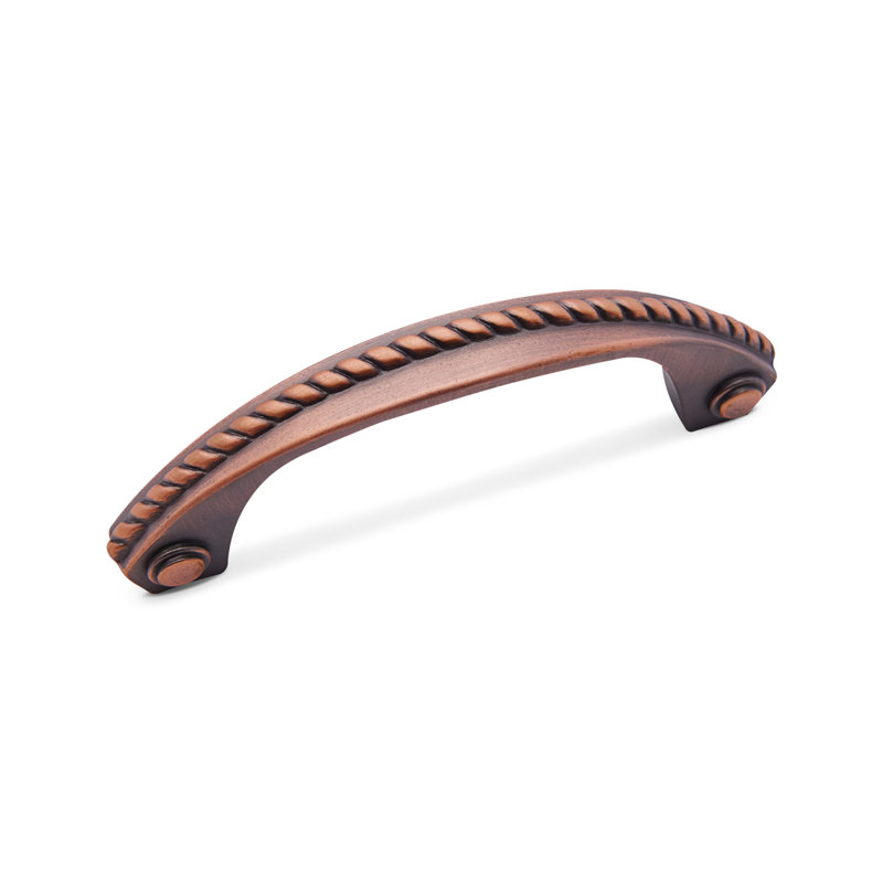 CP Series 3 1/2" Center to Center Arch Pull, Distressed Copper