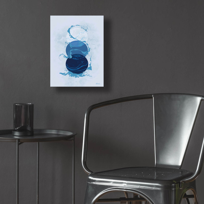 Art mural en verre Ivy Bronx «Catch» par Bronwyn Baker, H 16 po x l 12 po x P 0,13 po
