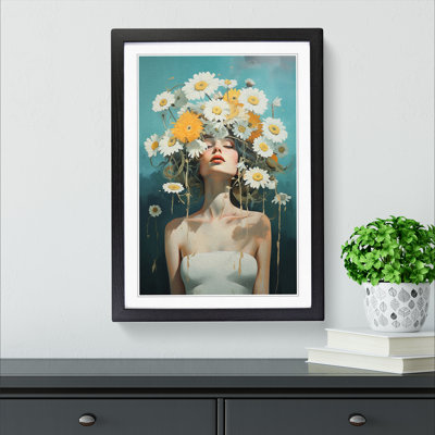 Daisy Dadaism - Single Picture Frame Print on Wood