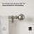 BOLAS Steel Adjustable Single Curtain Rod-94237676