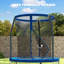 EvoNet 183cm Round Backyard Trampoline with Safety Enclosure