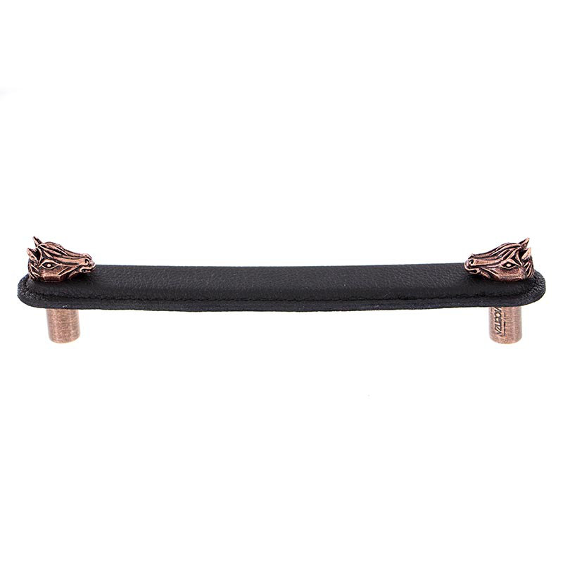 Equestre 3" Center to Center Bar Pull, 5", Antique Brass