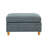 7Pc Sectional In Steel Grey Color Fabric, With 4X Wedges, 2X Armless Chairs, For Home Color, Modern Interior