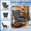 Chaise berçante rembourrée Cozy Teddy-207602923