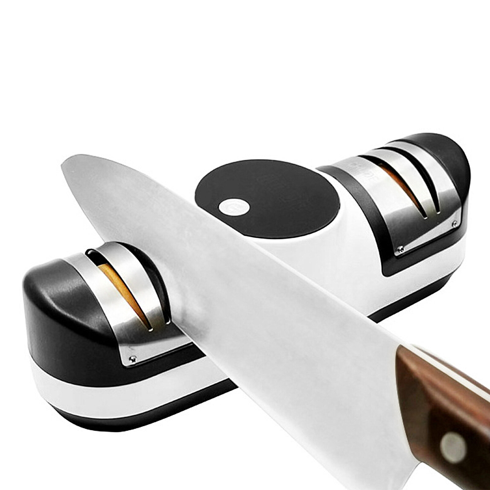 GooChef Electric Knife Sharpener - 2-Stage Sharpening & Polishing - US