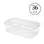 Contenant de boîte de rangement empilable en plastique Sterilite-544570443-544570438-544570548