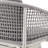 Giancola Outdoor Patio Swivel Bar or Counter Stool in Aluminum with Rope and Cushions-610796975