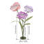Fleurs artificielles géantes avec tiges et base-818968854
