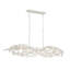 Lustre linéaire blanc mat 50,5 po Glossop