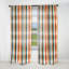 Rideau obscurcissant à rayures multicolores - 1 panneaux-107594199