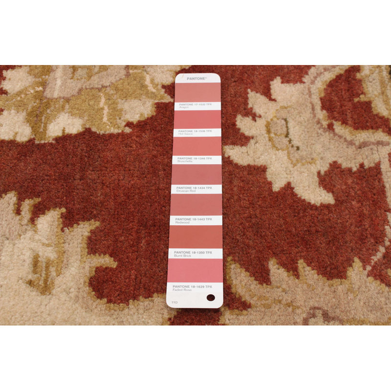 Tapis rouge foncé torsadé Chobi 8 pi 10 po x 12 pi 0 po
