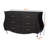 Kendin 6 Metal Glide Drawer Black Faux Leather Dresser, 31.2'' H X 52.65'' W X 18.14'' D-485150250