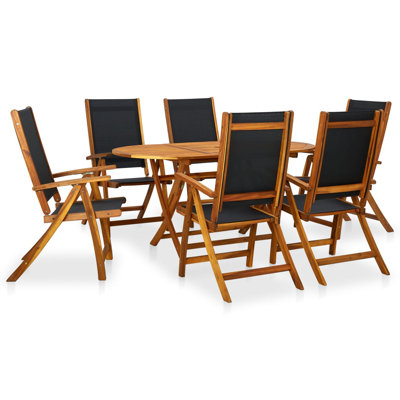 Hico Oval 6 - Person Dining Set
