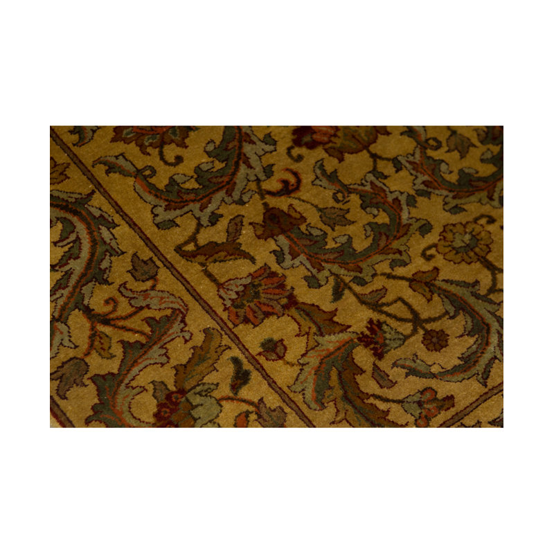 Wool Oriental Area Rug in Brown