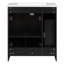 30-inch Black Bathroom Counter With Ceramic Sink Vanity - Functional Design Cabinet 30" & For Modern Bath
