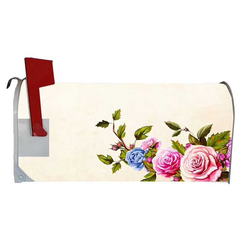 Couvercle de boîte aux lettres Rose, H 5 po x l 18 po