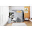 Lit mezzanine double avec garde-robe-1058847956