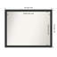 Miroir mural en bois noir Mezzanotte-2026176681