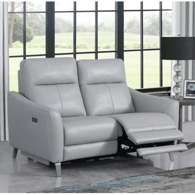 Erdmute Upholstered 60'' Power Reclining Loveseat
